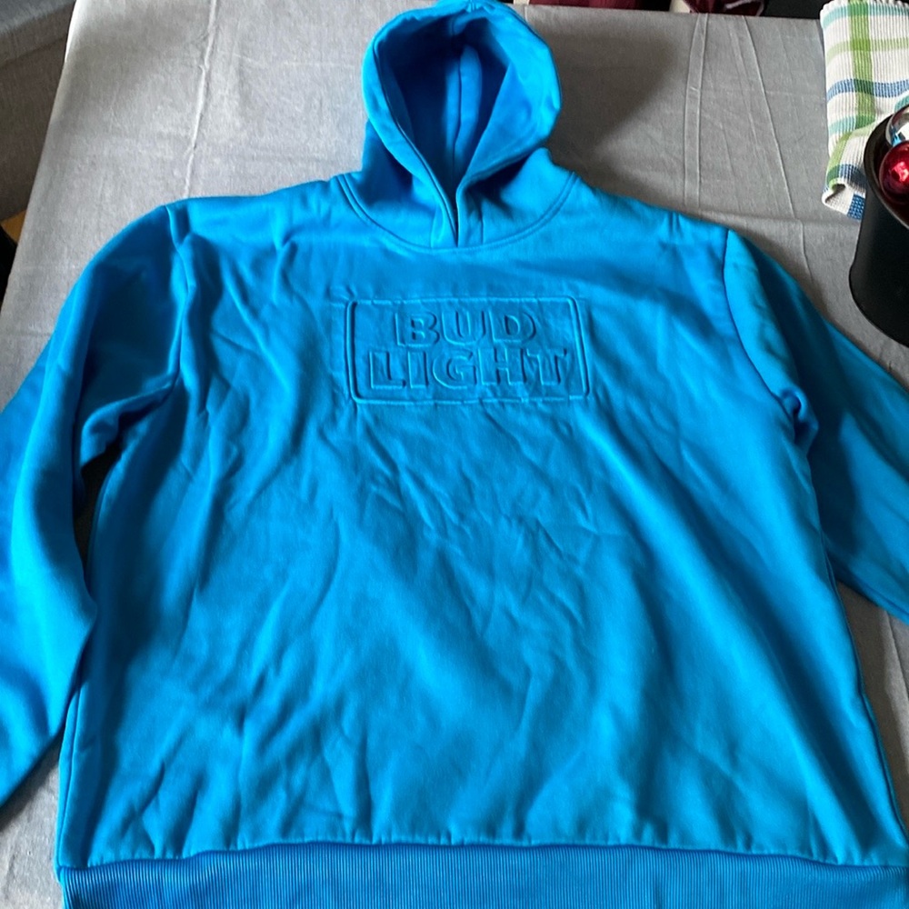 Bud Light promotional hoodie